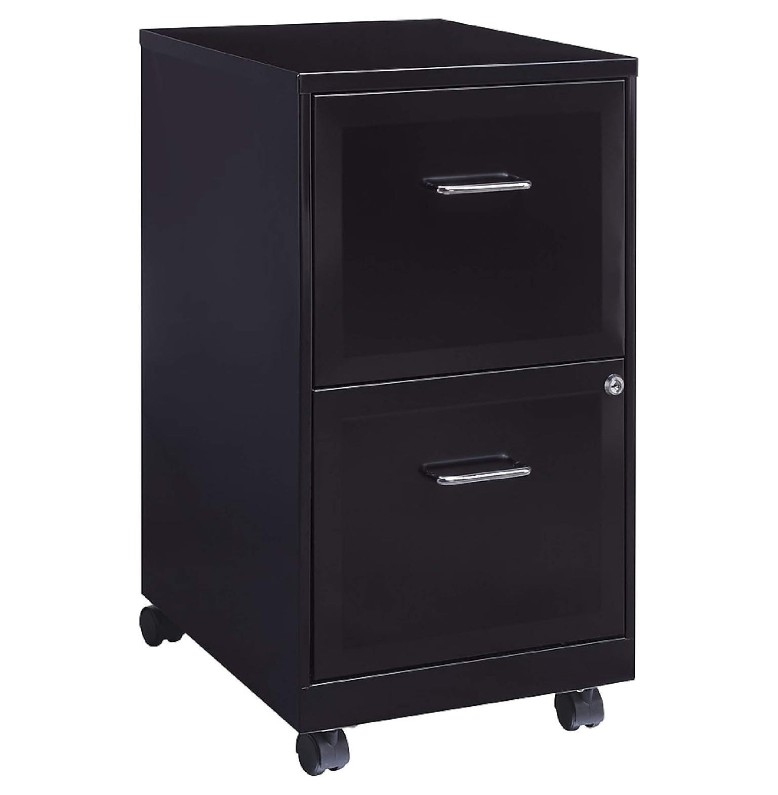 NeosKon 2Drawer Vertical Locking File (Black, Sold as 1 Each