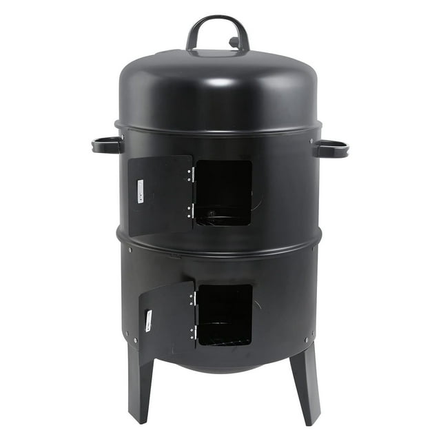 NeosKon 32" Charcoal Smoker BBQ Grill, 3IN1 Outdoor Vertical Smoke