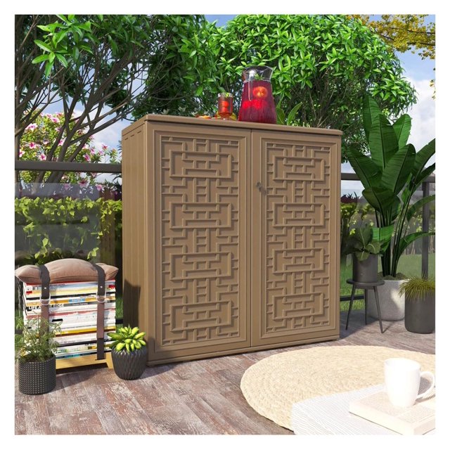 NeosKon 60Gallon Storage Light Weight Resin Indoor/Outdoor