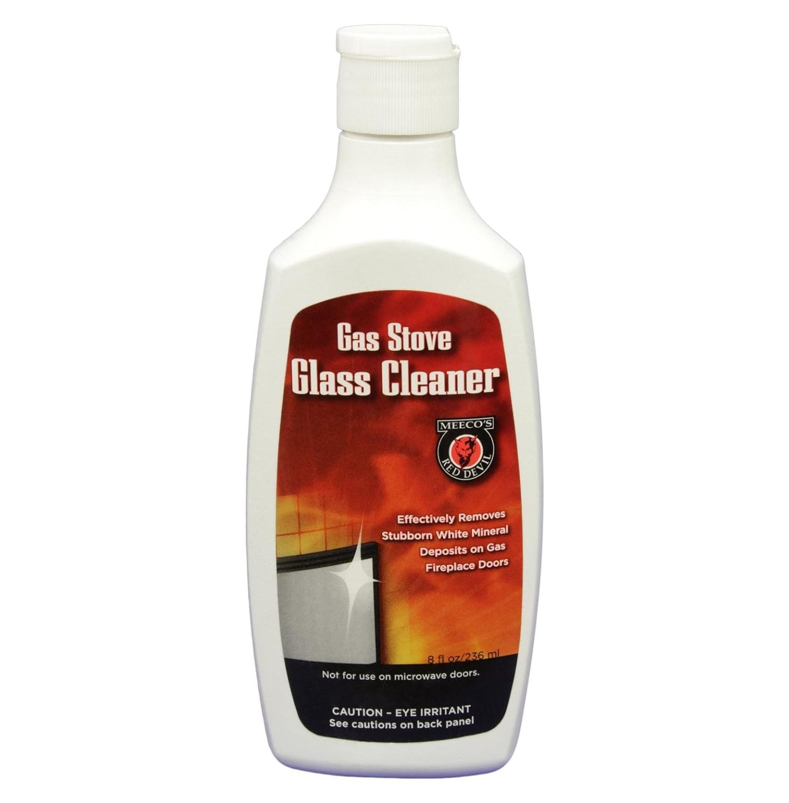 Quick N Brite Fireplace Glass Cleaner 24oz, with Sponge and Microfiber Towel