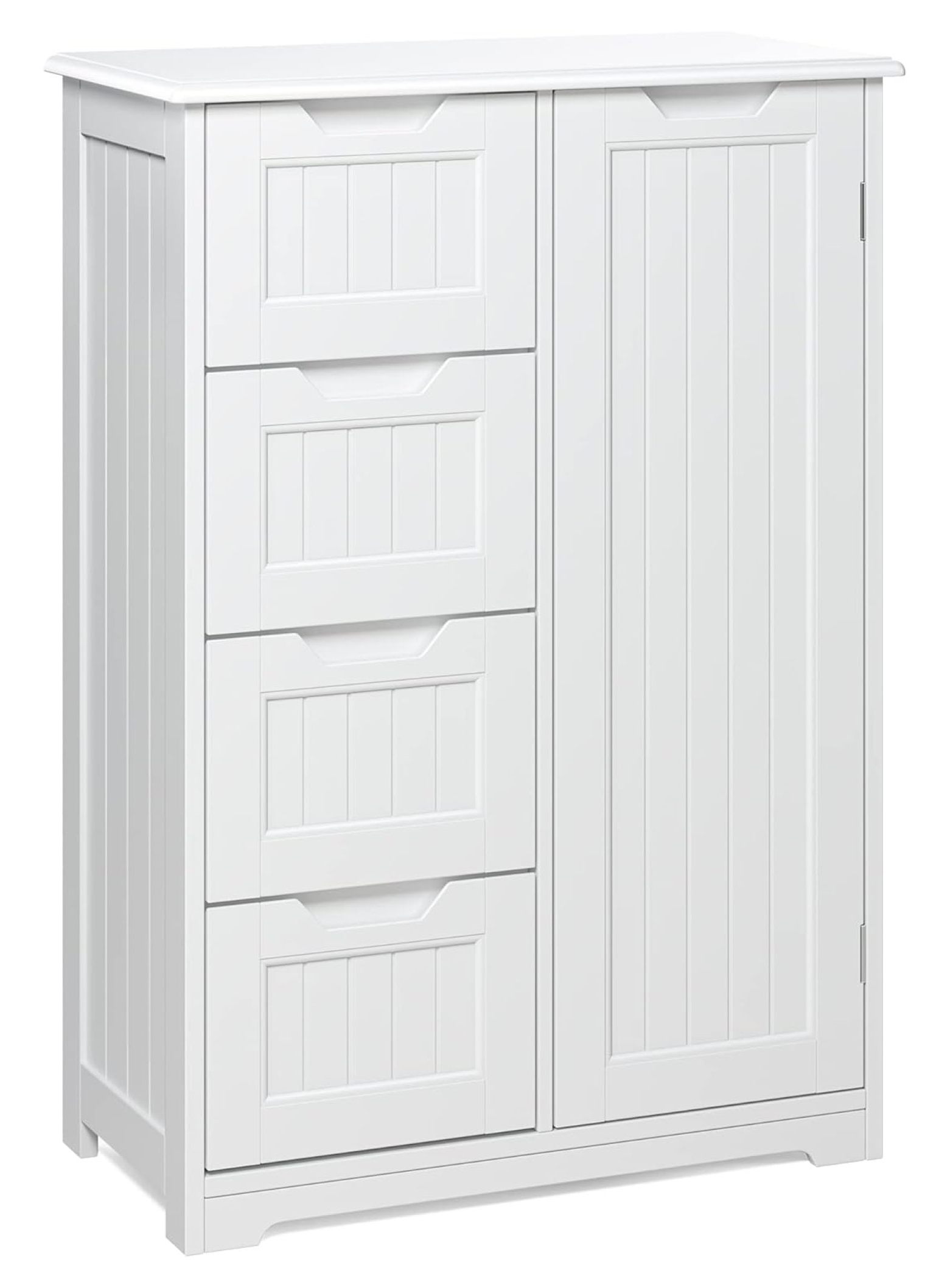 NeosKon Bathroom Storage with Door and Shelves, 33" Small