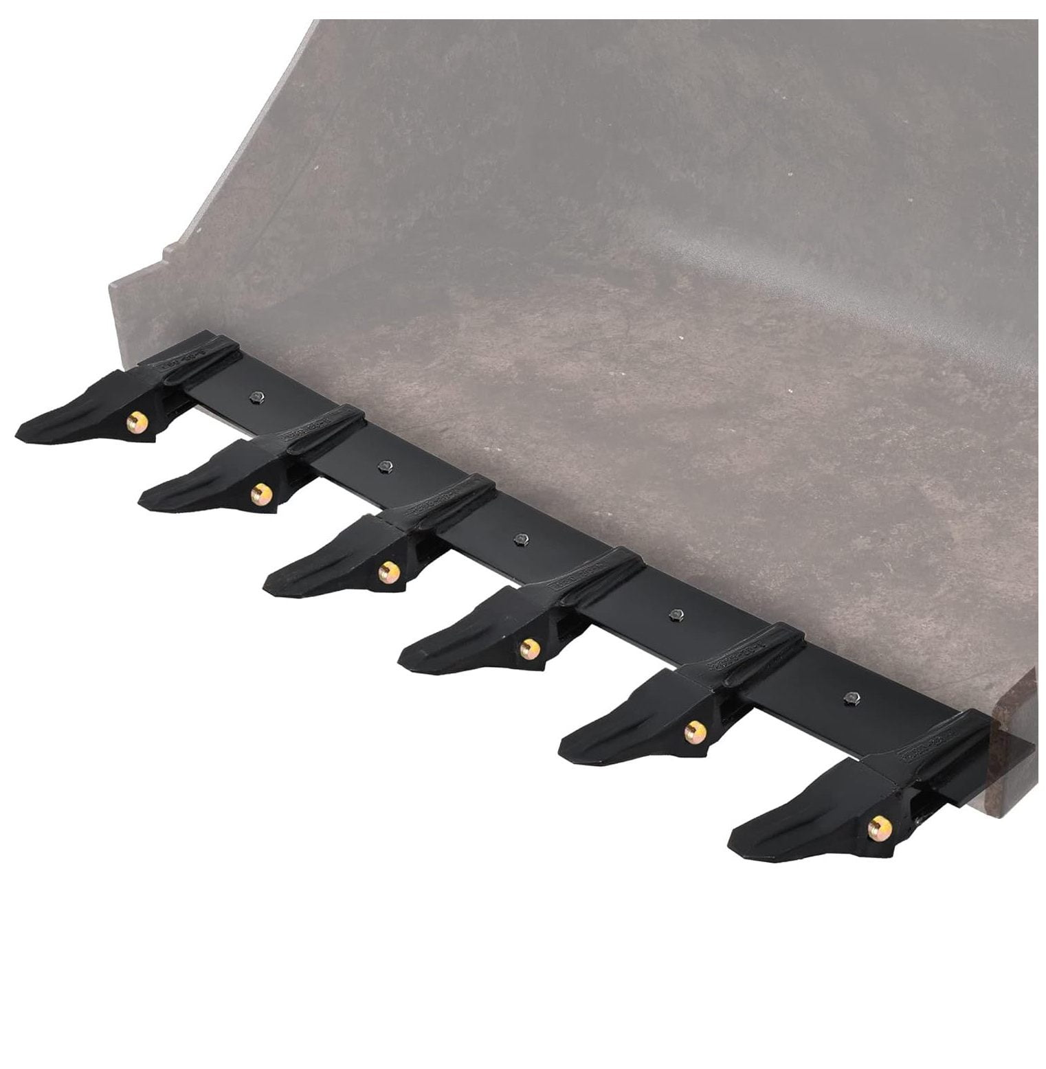 NeosKon Bucket Tooth Bar, Tractor Bucket Teeth, 48" Steel Bucket Tooth