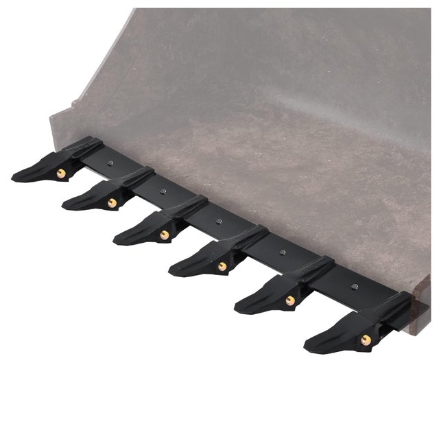 NeosKon Bucket Tooth Bar, Tractor Bucket Teeth, 48" Steel Bucket Tooth