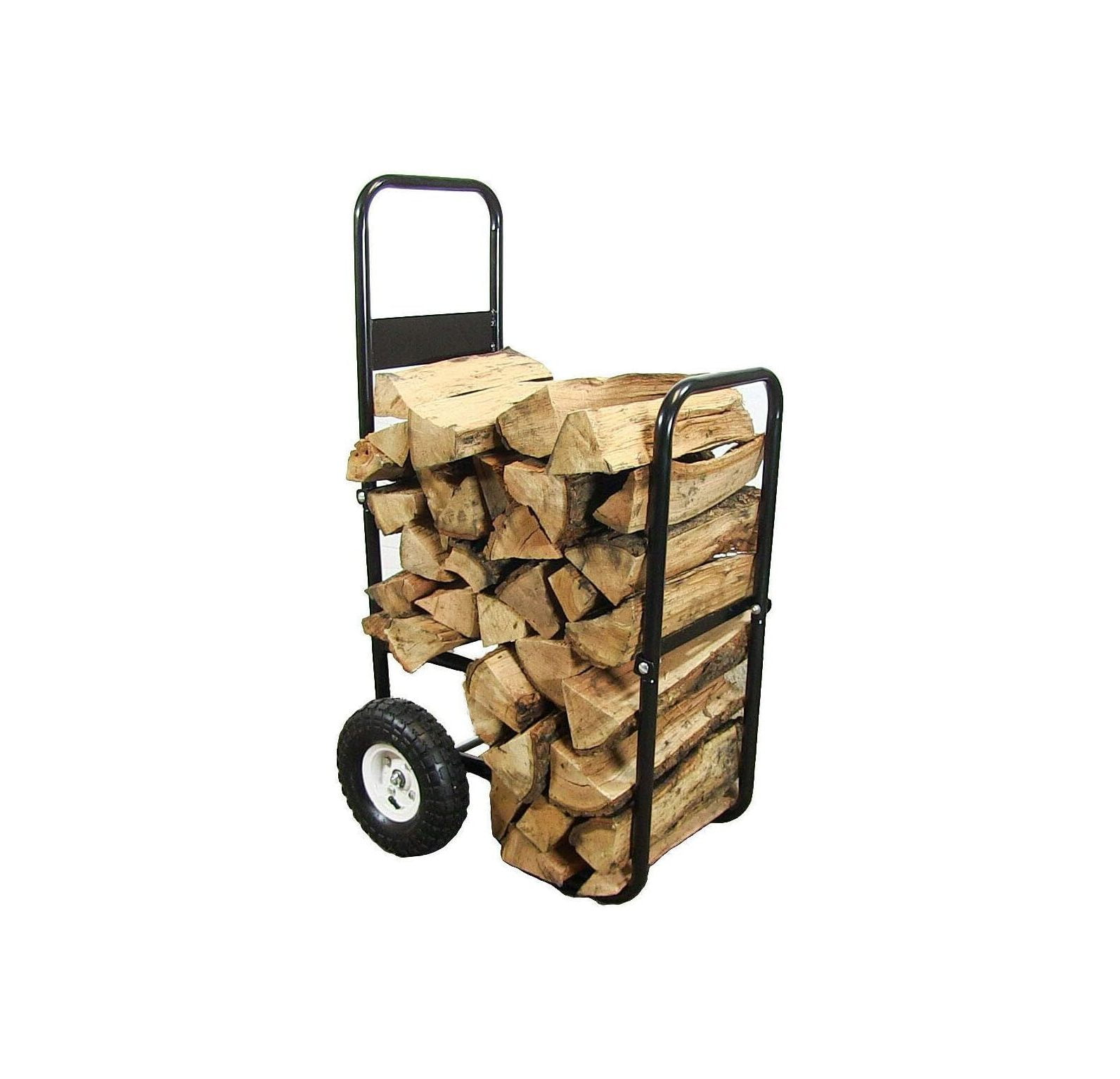 NeosKon Caddy Dolly Mover Wheels Cover Fire Cart Log Carrier Firewood Rack Wood Rolling Hauler