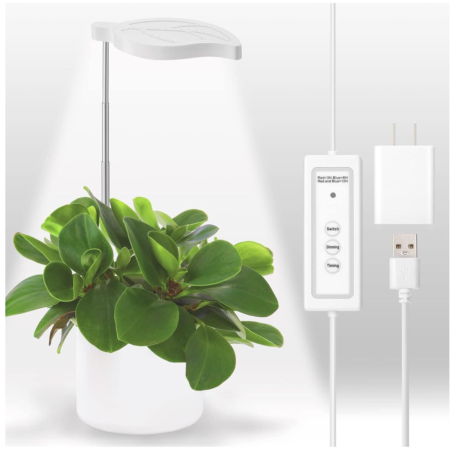 NeosKon Grow Lights for Indoor Plants, LED Grow Light 3 Color