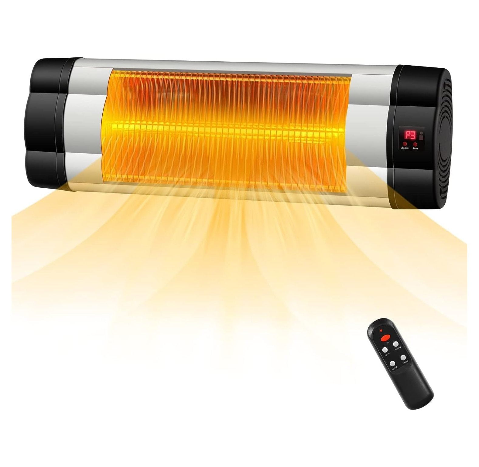 NeosKon Infrared Patio Heater, Control, 24H Timer, Carbon Fiber Tube
