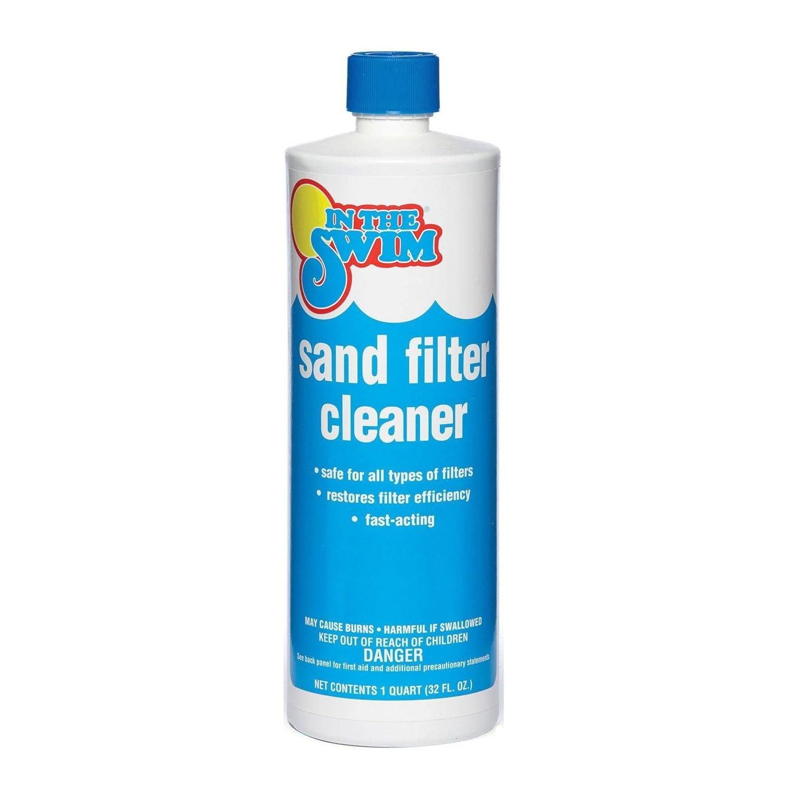 NeosKon Liquid Sand Filter Cleaner 1 Quart FastActing Concentrated