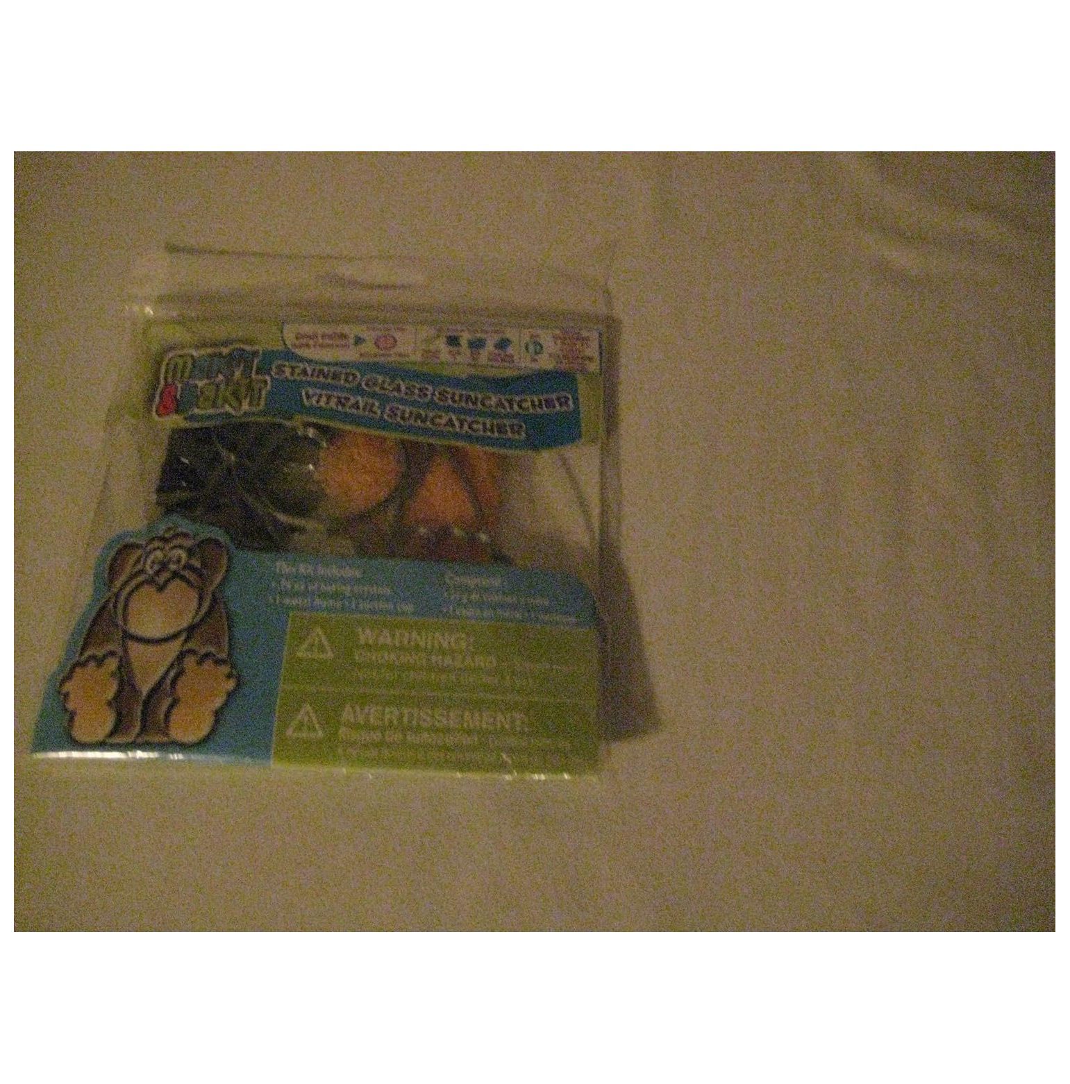 NeosKon Makit & Bakit Suncatcher Kit Stained Glass Bear