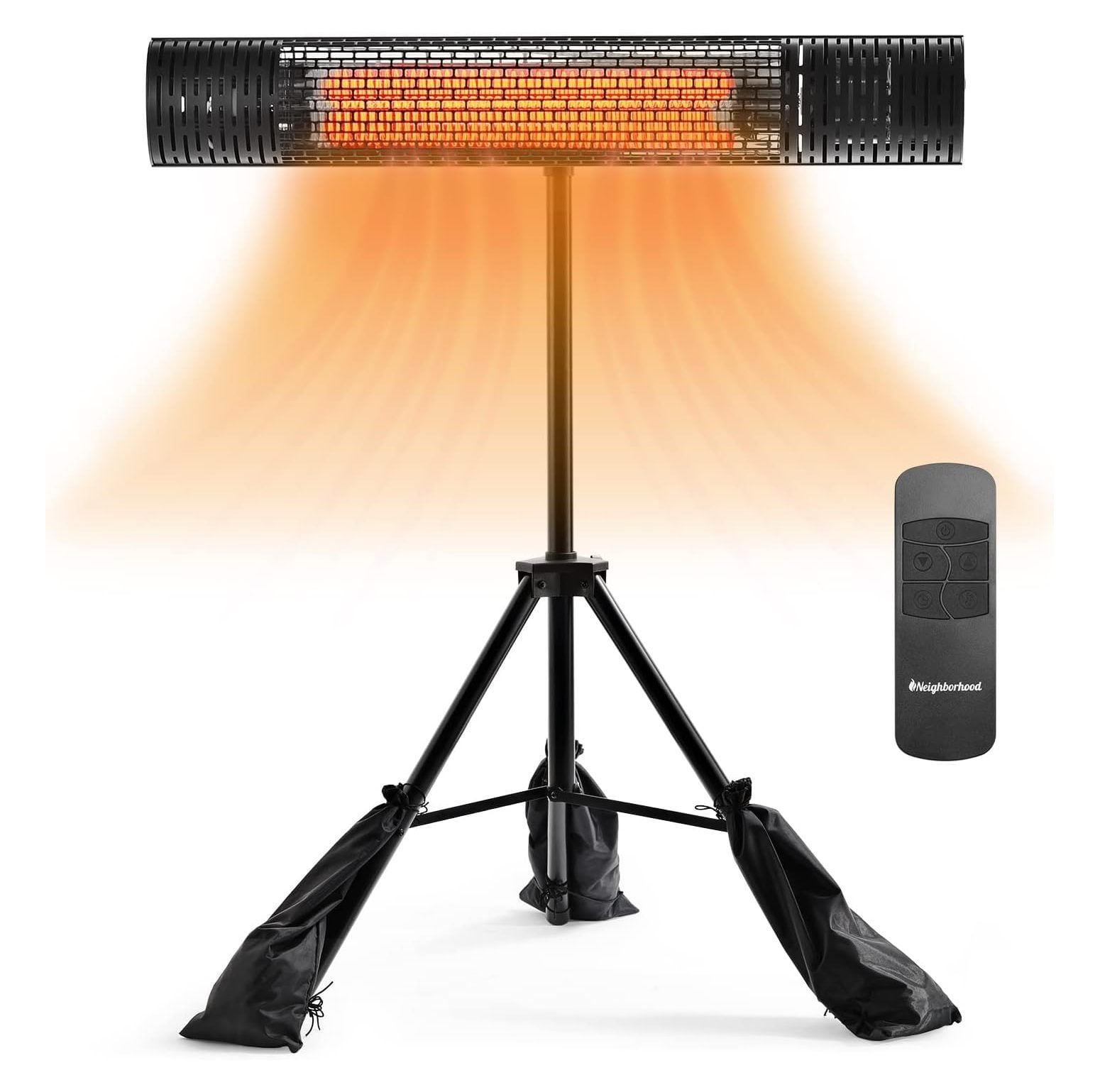 NeosKon Neighborhood Electric Infrared Heater 1500W Portable Patio