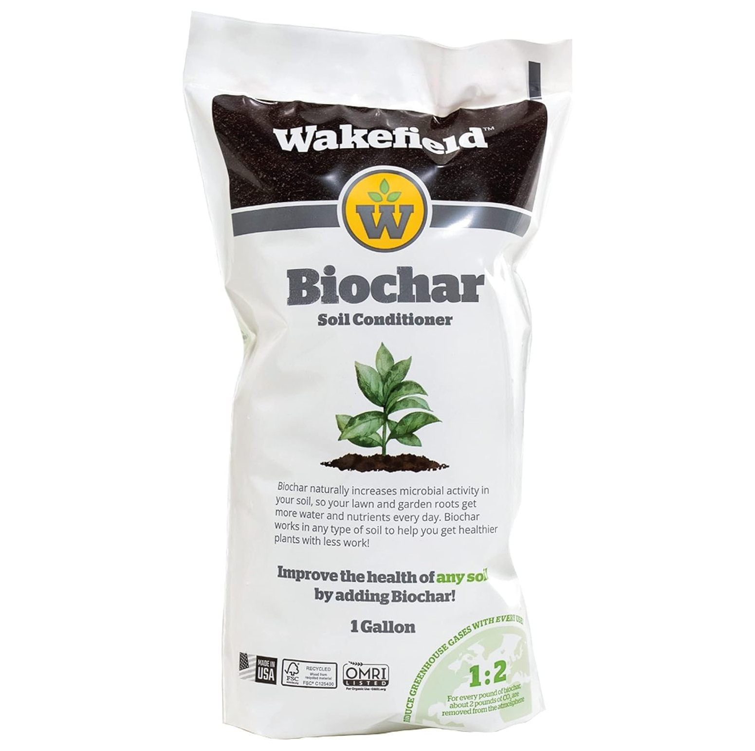 NeosKon Premium Garden Soil Conditioner OMRIListed, FSCCertified, 100 Organic Biochar for