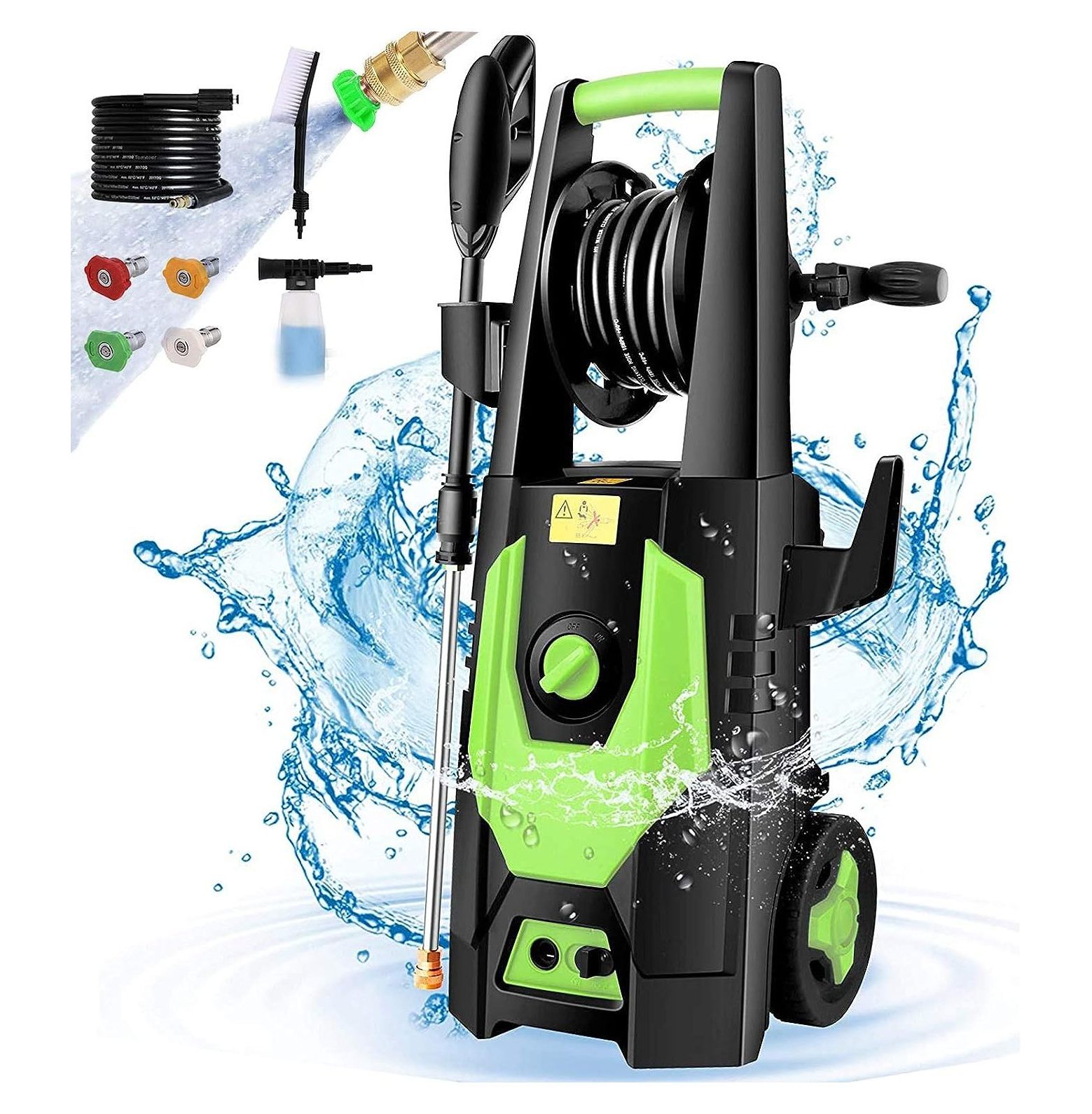 NeosKon Pressure Washer, 3.1GPM Electric Power Washer, High Pressure