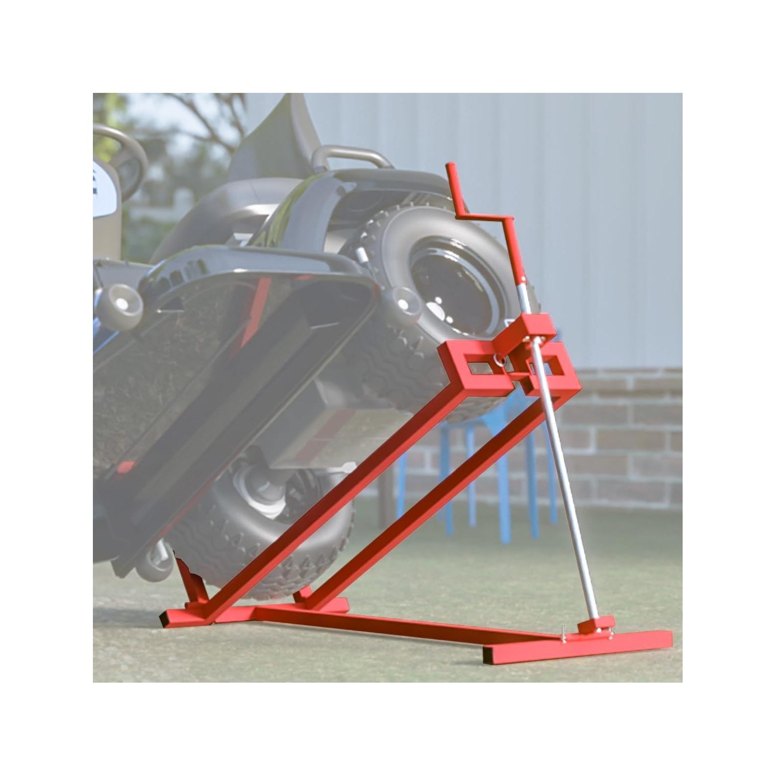 NeosKon Ride on Lawn Mower Jack Lift, Telescopic Maintenance Jack for