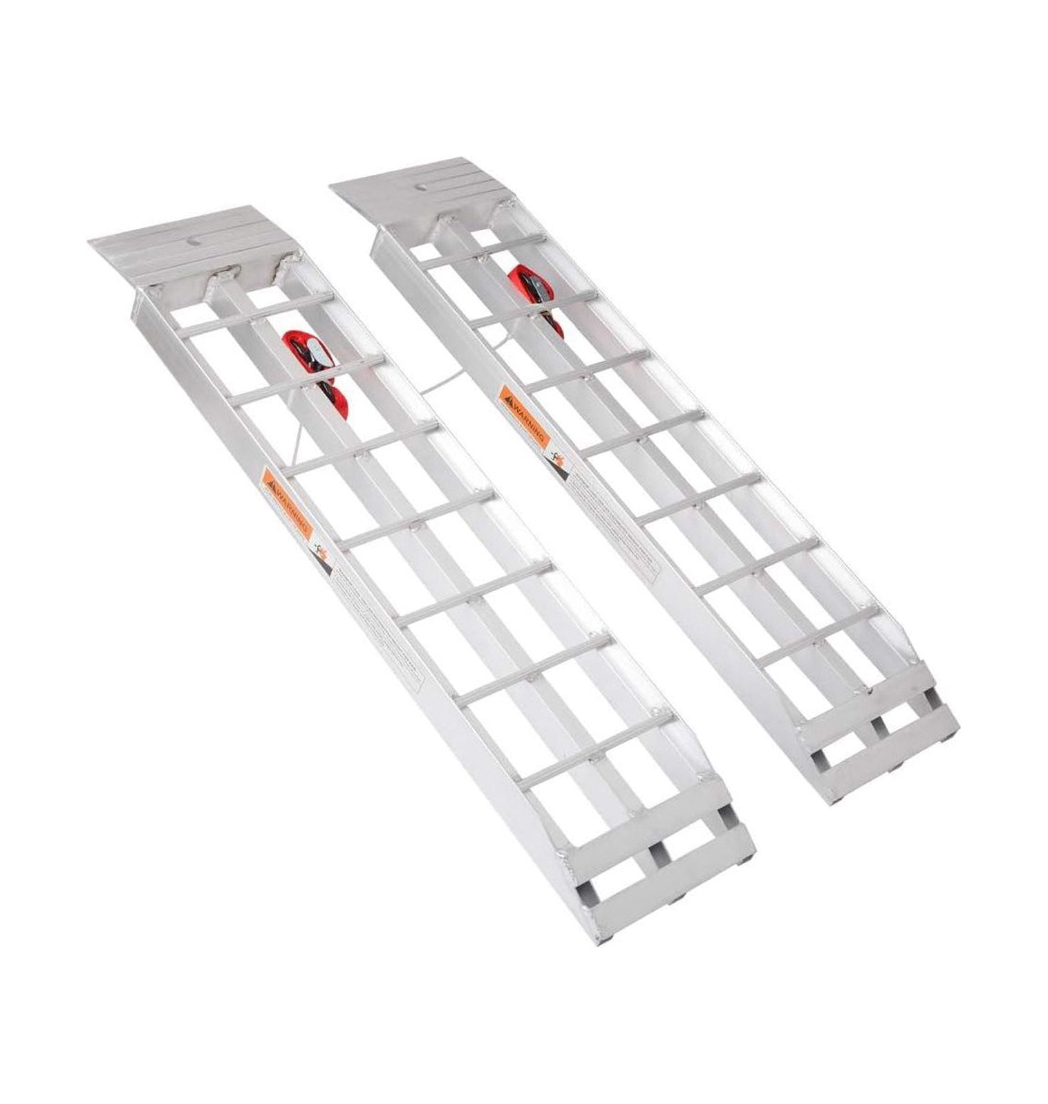 NeosKon Set of 2 Dual Runner Shed Ramps with Punch Plate Surface 36" L