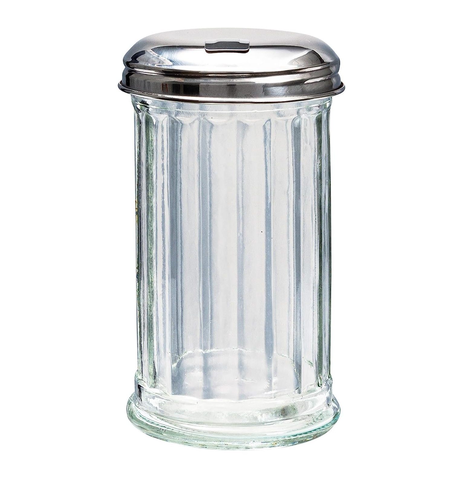 NeosKon Sugar Dispenser, Glass Sugar Container, 12 Ounce Classic Sugar