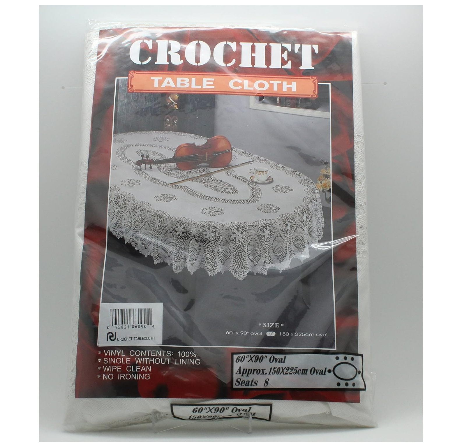 Belham Living Furniture70 X 90 Oval Tablecloth - vj3hznr