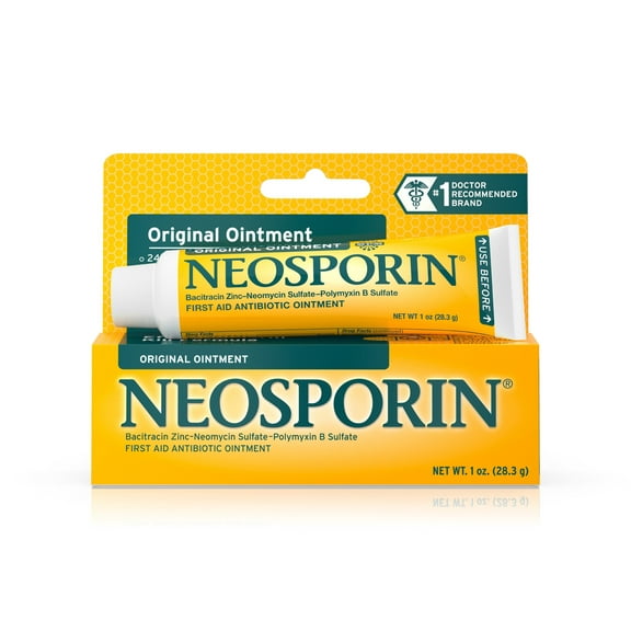 Neosporin First Aid Antibiotic Ointment 1 Ounce Tube, 00300810237376 - CASE OF 24