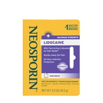 Neosporin   Lidocaine Pain Relieving Antibiotic Ointment, 0.5 oz
