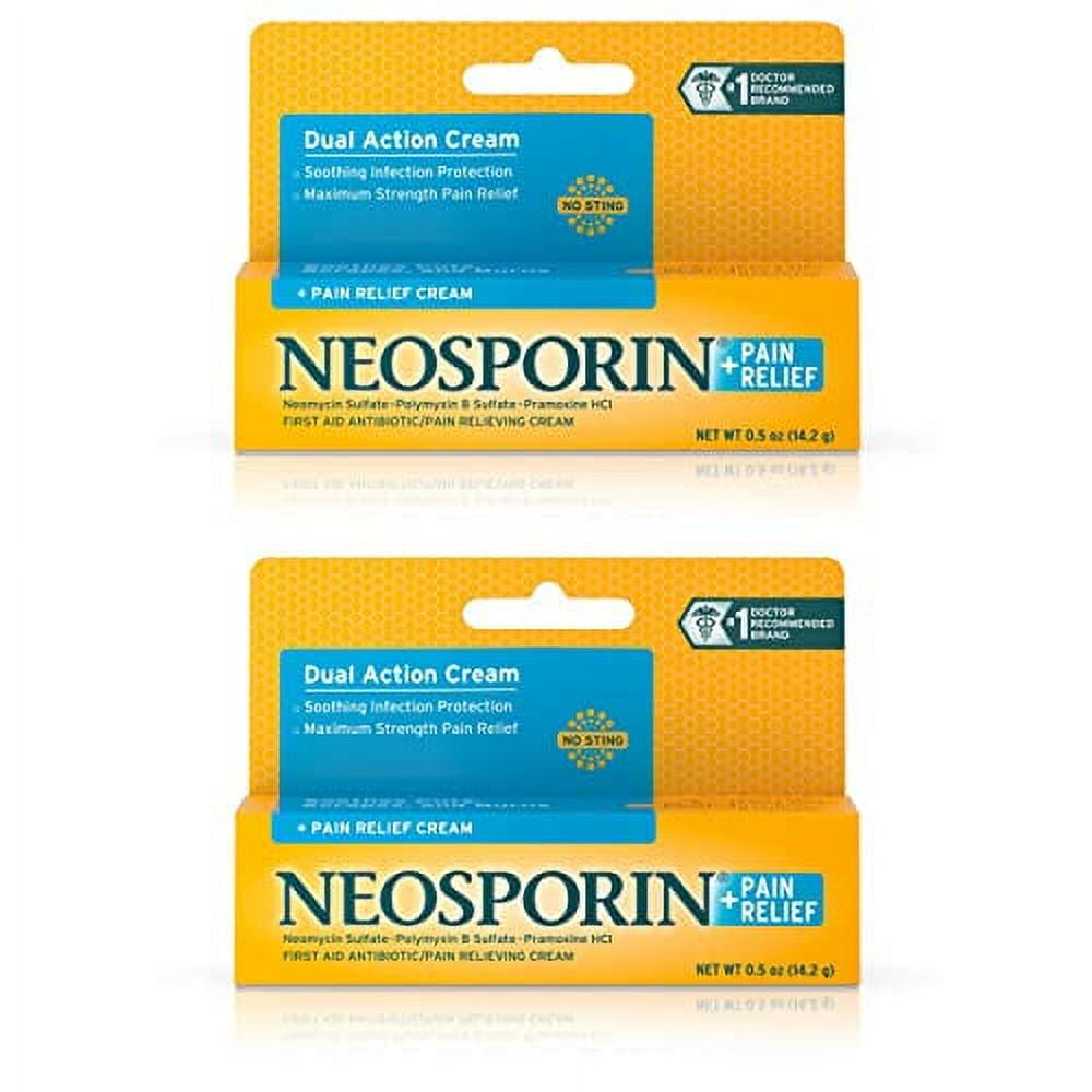 Neosporin + MaximumStrength Pain Relief Dual Action Antibiotic