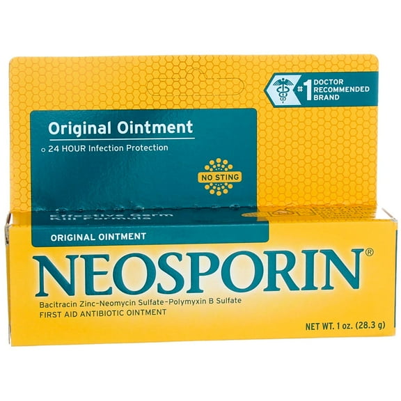 Neosporin Original First Aid Antibiotic Ointment 1 oz (Pack of 4)