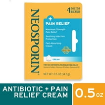 Neosporin + Pain Relief Dual Action First Aid Antibiotic Cream,.5 oz