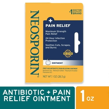 Neosporin   Pain Relief Dual Action Topical Antibiotic Ointment, 1 oz