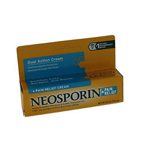 Neosporin Plus Pain Relief Cream, Maximum Strength (Pack of 3)