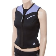 Neosport 2.5mm Zip Front Women's Wetsuit Sport Vest 4 Black/lavender