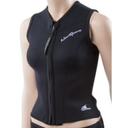 Neosport 2.5mm Zip Front Women's Wetsuit Sport Vest 8 Black