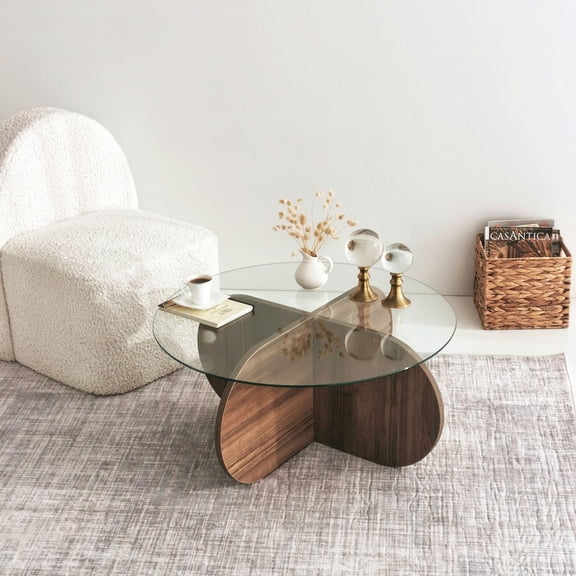 Neostill - Bubble - Walnut Coffee Table