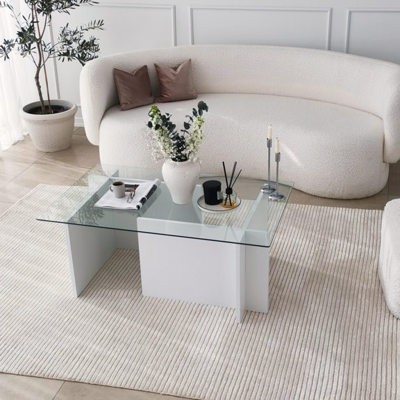 Neostill Escape - White White Coffee Table