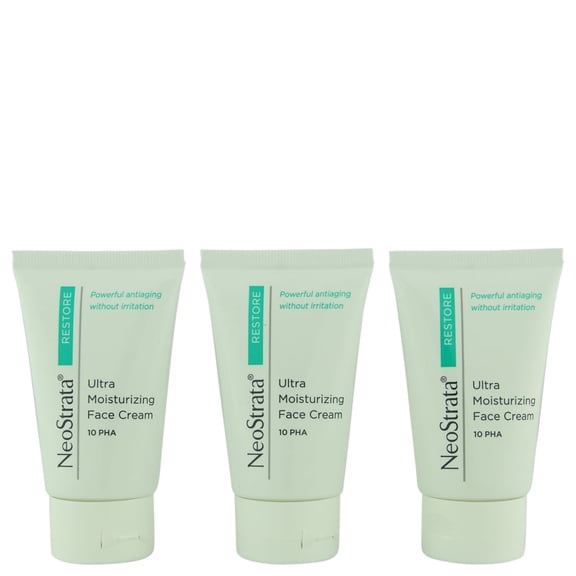 Neostrata Ultra Moisturizing Face Cream PHA 10 1.4 oz 3 Ct