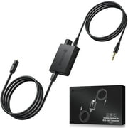 Neoteck 192kHz Digital to Analog Converter with Volume Adjustment,Optical to 3.5mm Converter with Built-in Amplifier Chipset DAC Converter Compatible for 3.5mm Headphones, Computer Speaker and etc.