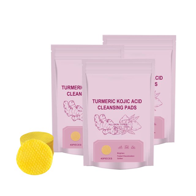 Neouly Kojic Acid and Turmeric Cleansing Pads, Turmeric Exfoliating