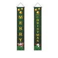 thumbnail image 1 of Neoyler 2 Pack Christmas Couplets Door Curtain for Festive Decorations with Waterproof Polyester and Easy Installation for Indoor Celebrations and Events 11.8x70.9in Green, 1 of 5