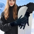 thumbnail image 1 of Neoyler 2 pack Winter Gloves Touchscreen Thermal Fleece Lined Cold Resistant Unisex Outdoor Gloves for Driving Cycling Skiing Thick Warm Keep Hands Warm while Using Phone Blue 9.8x4.7in, 1 of 6