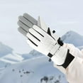 thumbnail image 1 of Neoyler 2 pack Winter Waterproof Ski Gloves Fleece Lined Windproof Insulated Touchscreen Warm for Snowboarding Cycling and Outdoor Sports Thick Insulation Ergonomic Grip White 11x5.9x1.2in, 1 of 7
