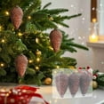thumbnail image 1 of Neoyler 3 Pack Christmas Ornaments Pine Cone Pendants Special Shaped Plastic Holiday Tree Decorations Rustic Hanging Accent for Tree Mantel Garland Wreath Indoor Outdoor Brown 7.1x5.1x2.5in, 1 of 6