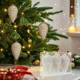 thumbnail image 1 of Neoyler 3 Pack Christmas Ornaments Pine Cone Pendants Special Shaped Plastic Holiday Tree Decorations Rustic Hanging Accent for Tree Mantel Garland Wreath Indoor Outdoor Gold 7.1x5.1x2.5in, 1 of 6