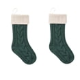 thumbnail image 1 of Neoyler Acrylic Hanging Christmas Stocking Gift Bag Christmas Decorations Christmas Tree Holds Cards Small Gifts Adds Warm Ambience Bedroom Living Room Display Festive Mood 11.8In Green, 1 of 7