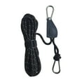 thumbnail image 1 of Neoyler Adjustable Camping Rope Tensioner with Reflective Cord and Pulley System for Easy Setup Includes Alloy Carabiner Clips for Tents Kayaks Canoes or Medium Weight Cargo, 1 of 1