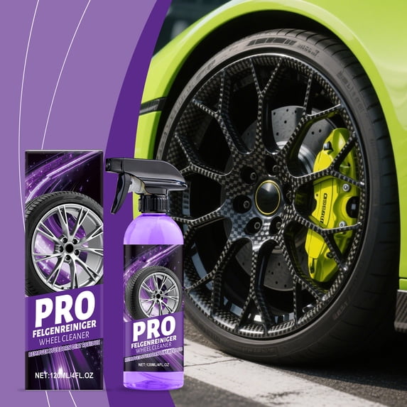 Neoyler Car Detailing Rim Cleaner Foaming Wheel Cleaner Multipurpose Cleaner Safe on Alloy Chrome Streak Free Shine Easy Spray Tough on Brake Dust Gentle on Finish Eco Friendly Multicolor
