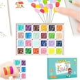 thumbnail image 1 of Neoyler Children's Finger Paint Set for Creative Learning and Safe Water Based Ink Easy Cleanup with Damp Paper Safe Mess Free Art Activity Educational Active Play for Kids Ages 3 and Up, 1 of 4