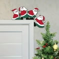 thumbnail image 1 of Neoyler Christmas Decorations Christmas Door Decorations Wooden Corner Door Frame Personalized Hanging Decoration Unique Design for Entryway Festive Holiday Party Warm Welcome 8.9x5.6in, 1 of 6