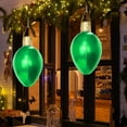 thumbnail image 1 of Neoyler Christmas Decorations Inflatable Outdoor Ornament Ball with Built in Air Pump and Integrated Warm Lights Weatherproof PVC Hanging Christmas Tree Decoration Green 5.9in, 1 of 5