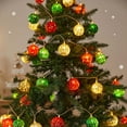 thumbnail image 1 of Neoyler Christmas Decorations Set Battery Powered String Lights 10 LED Ball Lights for Indoor Outdoor Christmas Tree Decor Holiday Anniversary Party Home Decor Vintage Christmas Ornaments 7.1in, 1 of 8