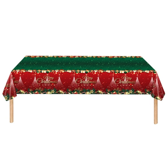 Neoyler Christmas Disposable Dinnerware Set Thanksgiving Plates Christmas Plates Complete Tableware for Parties 5 Inch Napkins 7 Inch and 9 Inch Plates 3 75 Inch Cups 2in Red