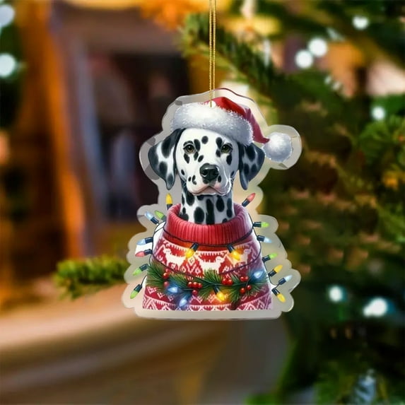 Neoyler Christmas Ornaments Acrylic Hanging Angel Ornament Design Long Lasting Keepsake with Exquisite Details Versatile Decor for Tree Mantel Door Car Mirror Home Multicolor 3.1x3.1in