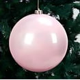 thumbnail image 1 of Neoyler Christmas Ornaments Shatterproof Glitter Plastic Hanging Ball for Tree Garland Mantel and Window Decor with Secure Rope for Family Friendly Holiday Indoor Outdoor Display Pink 5.9in, 1 of 7