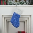 thumbnail image 1 of Neoyler Christmas Stockings Christmas Decorations Classic Non Woven Hanging Decor for Fireplace and Mantel Festive Holiday Gift Bag for Home Cheerful Seasonal Accent 17.3in Blue, 1 of 5