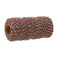 thumbnail image 1 of Neoyler Christmas Thread Diy Floral Decoration Green Red White Versatile Thread for Home Gift Box Packaging and Holiday Events Eye Petching Two Tone Design Plastic Material 393.7in Multicolor, 1 of 5